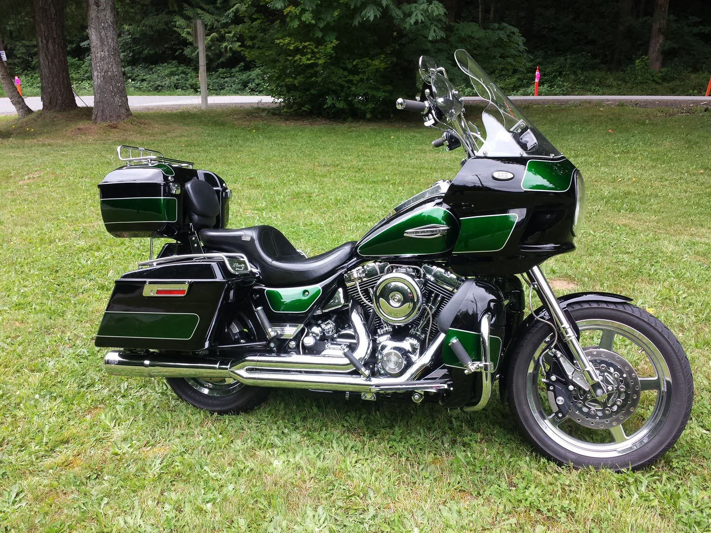 Custom Harley-Davidson motorcycle